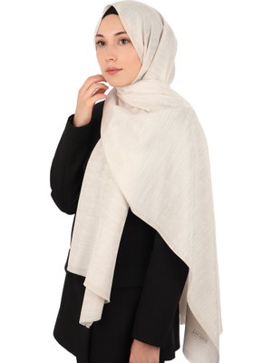 Bursa İpek Taş Monogram Desen Ipek Pamuk Şal