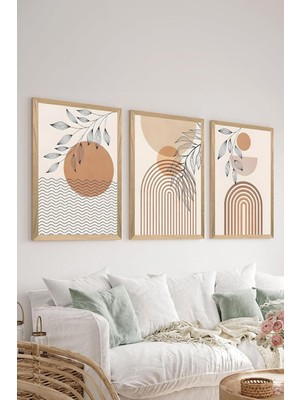 Hype Store Artavessa 3 Parça Çerçeve Görünümlü Mdf Tablo Seti - ARTSYCLLCT6-1520