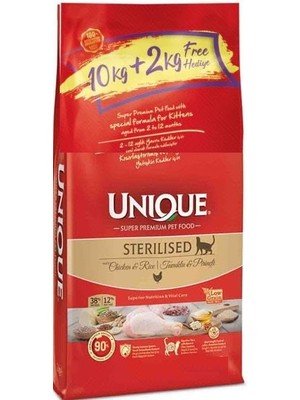 Hype Store Unique Adult Cat Sterlised Chicken 10+2 kg