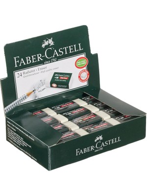 Hype Store Faber-Castell 7085 Beyaz Orta Boy Silgi, 24'lü