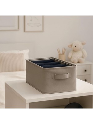 Hype Store Raf Düzenleyici, Katlanabilir Kıyafet Organizeri, Çelik Destekli Kumaş Çok Amaçlı Saklama , Dolap Iç