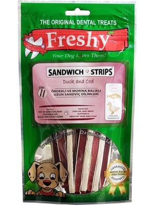 Hype Store Freshy Sandwich Ördekli ve Morina Balıklı Sanddviç Dilimleri. 80 gr