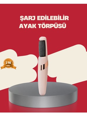 Adat 360° Etkili Elektrikli Ayak Bakım Aleti Nasır Giderici