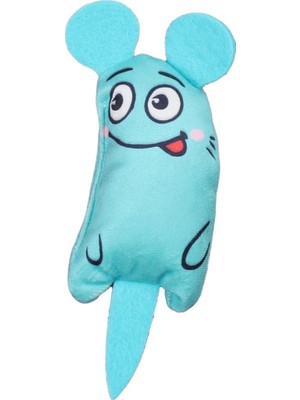 Hype Store Peluş Kedi Oyuncağı Kedi Otlu Catnipli Turkuaz Yeşili 1 Adet