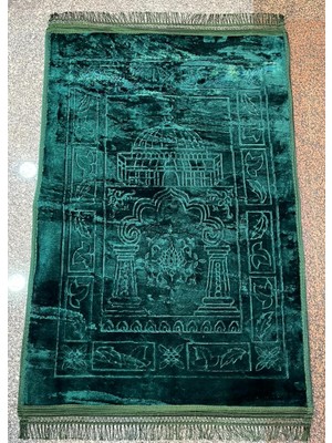 Hype Store Peluş Seccade (Yeşil, 80 * 120)