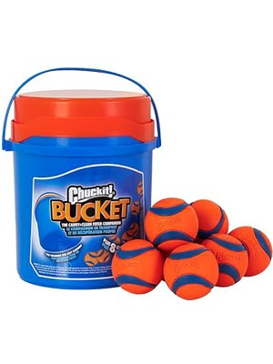 Hype Store Chuckit! Özel Kova Seti - 8 Adet Ultra Ball Medium ve Temizlik Kovası