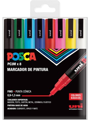 Hype Store Unı Set Pc 3m Basic - 8 Keçeli Kalem, A-1