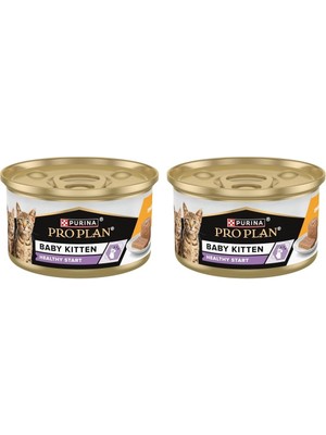 Hype Store Purina Pro Plan Healthy Start Tavuklu Yeni Doğan Yavru Kedi Maması 85GR Konserve 2li Paket