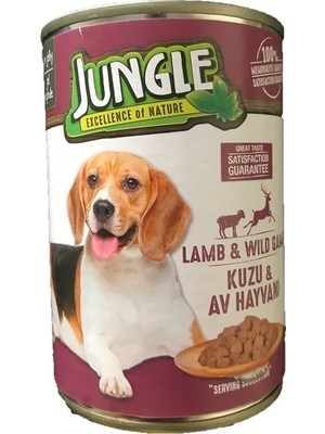 Hype Store Kuzu Etli-Av Hayvanlı Köpek Konservesi, 415 G