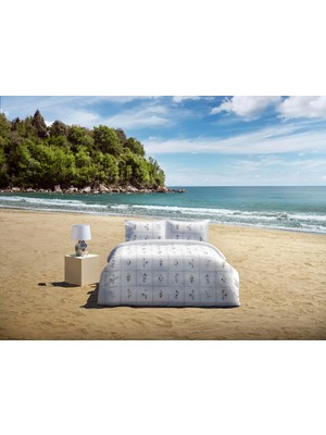 Hype Store Harmony Düz Organik Pamuk Nevresim Takımı, Yeşil, Çift Kişilik