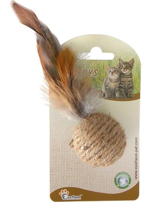 Hype Store 550082 Tüylü Top Kedi Oyuncağı, 4 cm