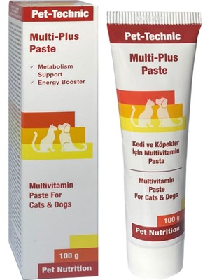 Hype Store Pet-Technic Multi Paste – Kedi ve Köpekler Için Günlük Multivitamin ve Destekli Takviye Macunu – 100