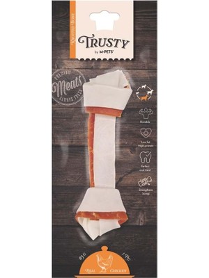 Hype Store M-Pets Trusty Chıcken Düğümlü Kemik 85GR/20,3CM