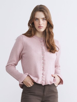 Lc Waikiki Yeni Sezon Bisiklet Yaka Kadın Triko Hırka