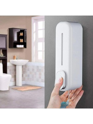 Hype Store Beyaz Duvara Monte Sıvı Sabunluk Dispenser 300 ml