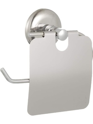 Hype Store Iris Krom Kapaklı Tuvalet Kağıdı Askısı Tuvalet Kağıtlığı Ister Yapıştır Ister Montajla