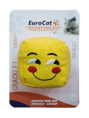 Hype Store Eurocat Kedi Oyuncağı Gülen Smiley Küp 6 cm