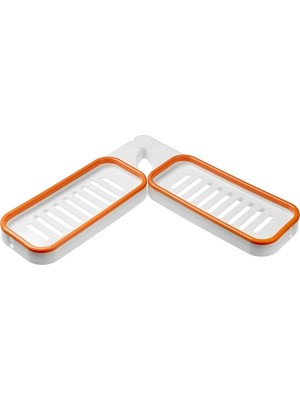 Hype Store 180 Derece Ayarlanabilir Çift Taraflı Banyo Organizeri, Duş Rafı, Pratik ve , Kaymaz ve Su Geçirmez,