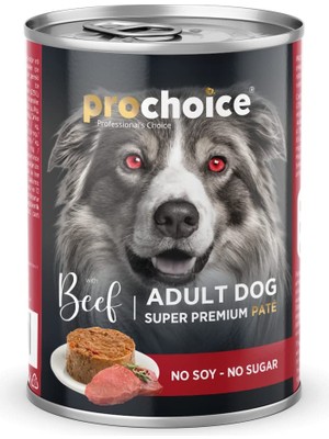 Hype Store Prochoice Yetişkin Köpekler Için, Sığır Etli ve Pirinçli Ezme, 400 G x 12 Adet