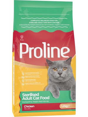 Hype Store Proline Tavuk Etli Kısırlaştırılmış Kedi Maması 1.2 kg
