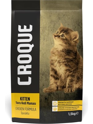 Hype Store Croque Tavuklu Yavru Kedi Maması 1,5kg