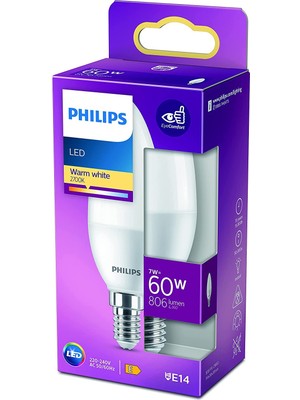 Hype Store LED 60W B38 E14 Mum Tipi Sarı Işık Dim Edilmez Ampul Tekli Paket