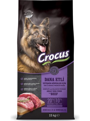 Hype Store Crocus Biftekli Pirinçli Yet. Köpek Maması 15 Kg, 855-002