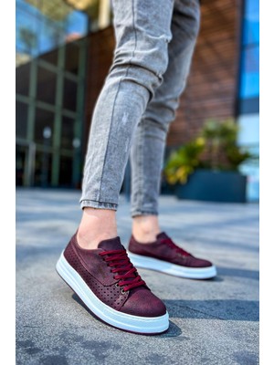 CH043  Cbt Cowien Erkek Ayakkabi Bordo