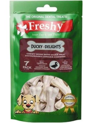 Hype Store Freshy Duck Delights Ördekli Kemik Köpek Ödülü 5 cm 7li