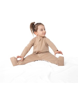 Hype Store Zuppers Organik Ayaklı Uyku Tulumu - 1 Tog - (12-18 Ay) - Beji
