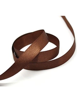 Hype Store - Kahverengi Saten Kurdele 1 cm 10 Metre 1 Adet