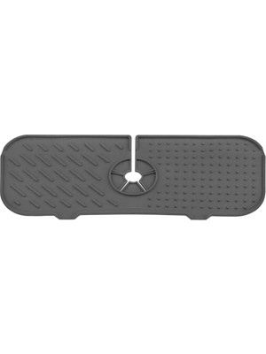 Hype Store Elastik Musluk Mat Su Tutucu Düzenleyici Silikon Kaydırmaz Mutfak Banyo Lavabo Tezgah Üstü Matı