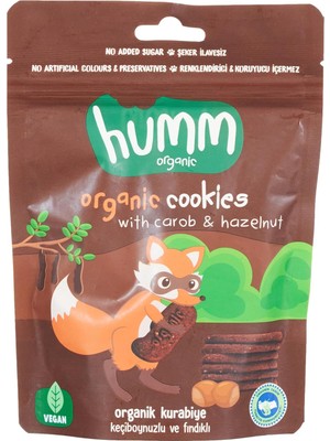 Hype Store Humm Keçiboynuzlu Fındıklı Vegan Kurabiye 1 Paket(55 gr x 1 Adet)