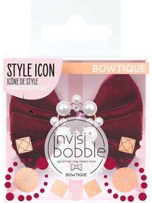 Hype Store Invisibobble Bowtique British Royal Kadife Fiyonk Saç Tokası
