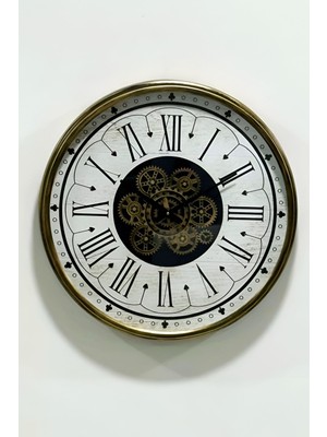 VaLume Metal, 60CM Çarklı Duvar Saati