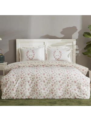 Hype Store Karaca Home Sonya YEŞIL%100 Pamuk Çift Kişilik Nevresim Takımı