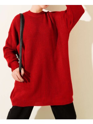 Vaniza Standart Beden Pirinç Örgü Triko Kazak