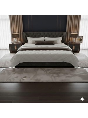 Altun Carpet 3lü Açık Kahve Vizyon Kare Model Düz Saçaklı 60*300+2 Adet 60*150 Den Başlayan Ölçülerde
