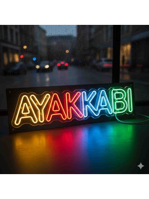Kamer Neon LED Işıklı Ayakkabı