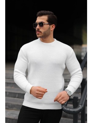 Marsilyan- Erkek Bisiklet Yaka Örme Kazak