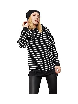 SHC4200 Xhan Çizgili Sweatshirt 0YZK8-10532