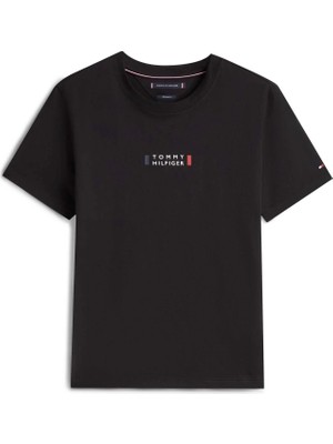 Vans Brand Love Small Center Tee Erkek Siyah T-Shirt - MW0MW41453