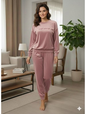 Miss Mavera Kadife Pijama Takımı