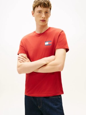 Vans Tjm Slım Essentıal Flag Tee Ext Erkek Kırmızı T-Shirt - DM0DM20740