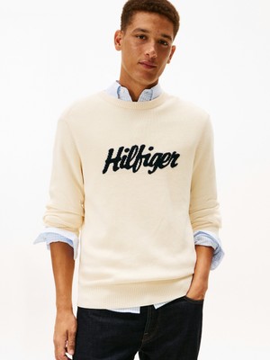 Tommy Hilfiger   SEASONAL GRAPHIC COTTON CNECK
