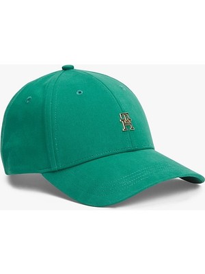 Tommy Hilfiger Th Elevated Chıc Cap Kadın Yeşil Şapka - AW0AW17631