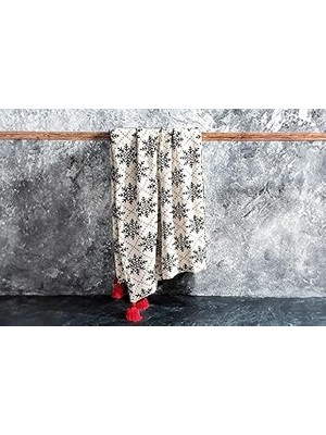 SHC4200 Porland Snowflake Koltuk Şalı 125X150CM