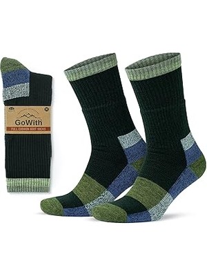 SHC4200 Gowith Yünlü Tam Havlulu Dikişsiz Kışlık Termal Erkek Kadın Çorap, Hiking Trekking Yürüyüş