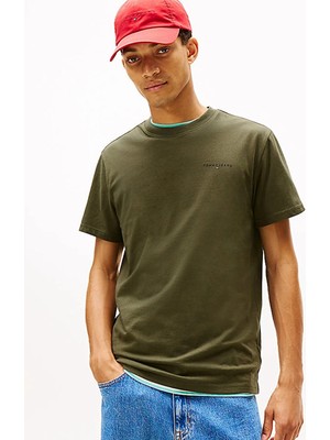 Vans Tjm Slım Lınear Chest Tee Ext Erkek Yeşil T-Shirt - DM0DM21780