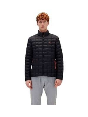 SHC4200 Bad Bear 21.02.15.009_MINER Puffer Dik Yaka Normal Kalıp Düz Siyah Erkek Mont Xl